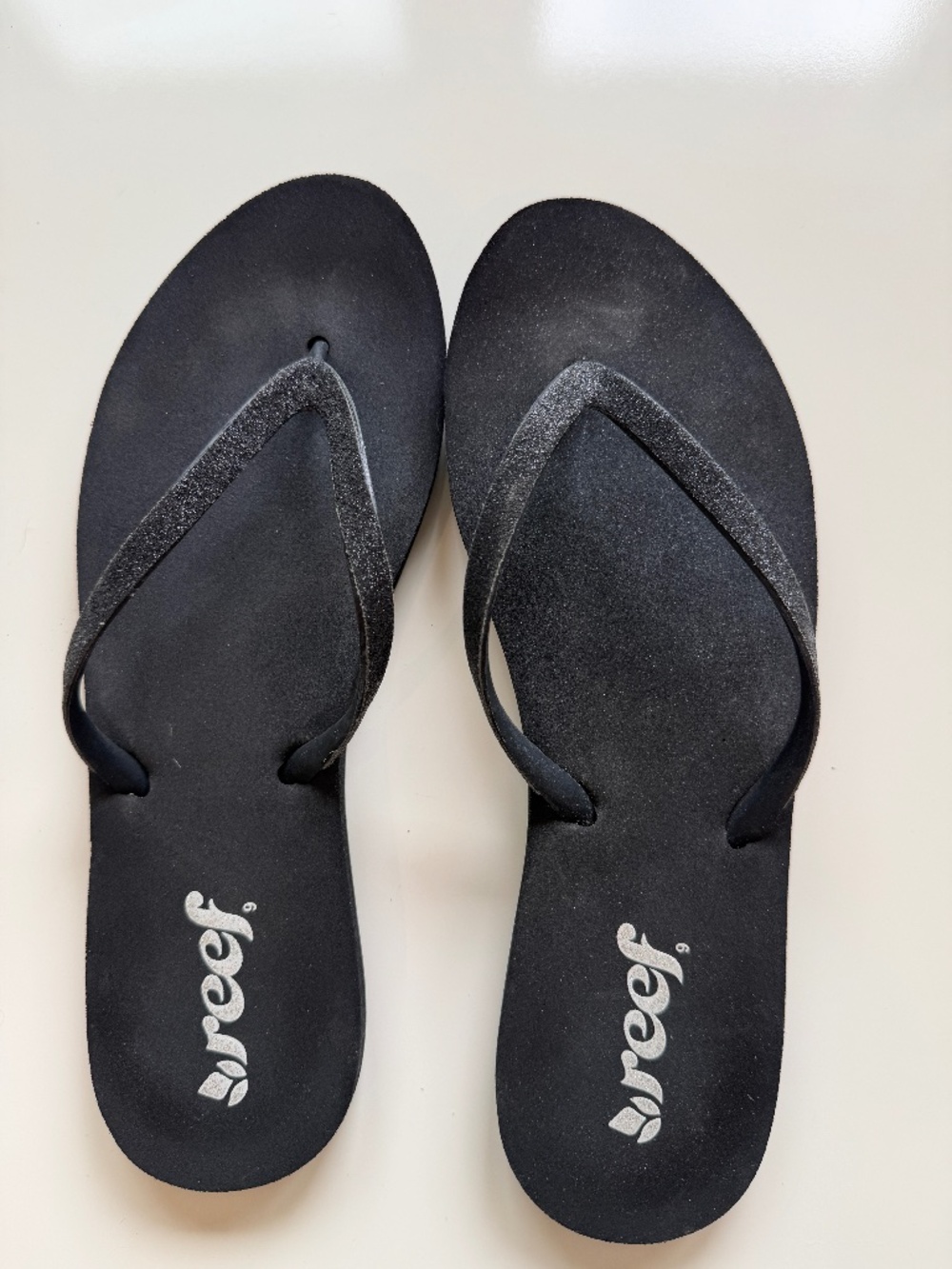 Reef stargazer Flip Flop, black size 9
